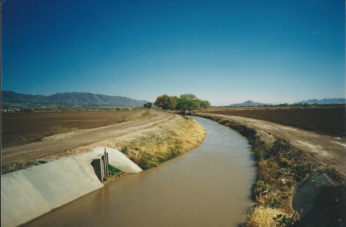 Irrigation Ditch Wall