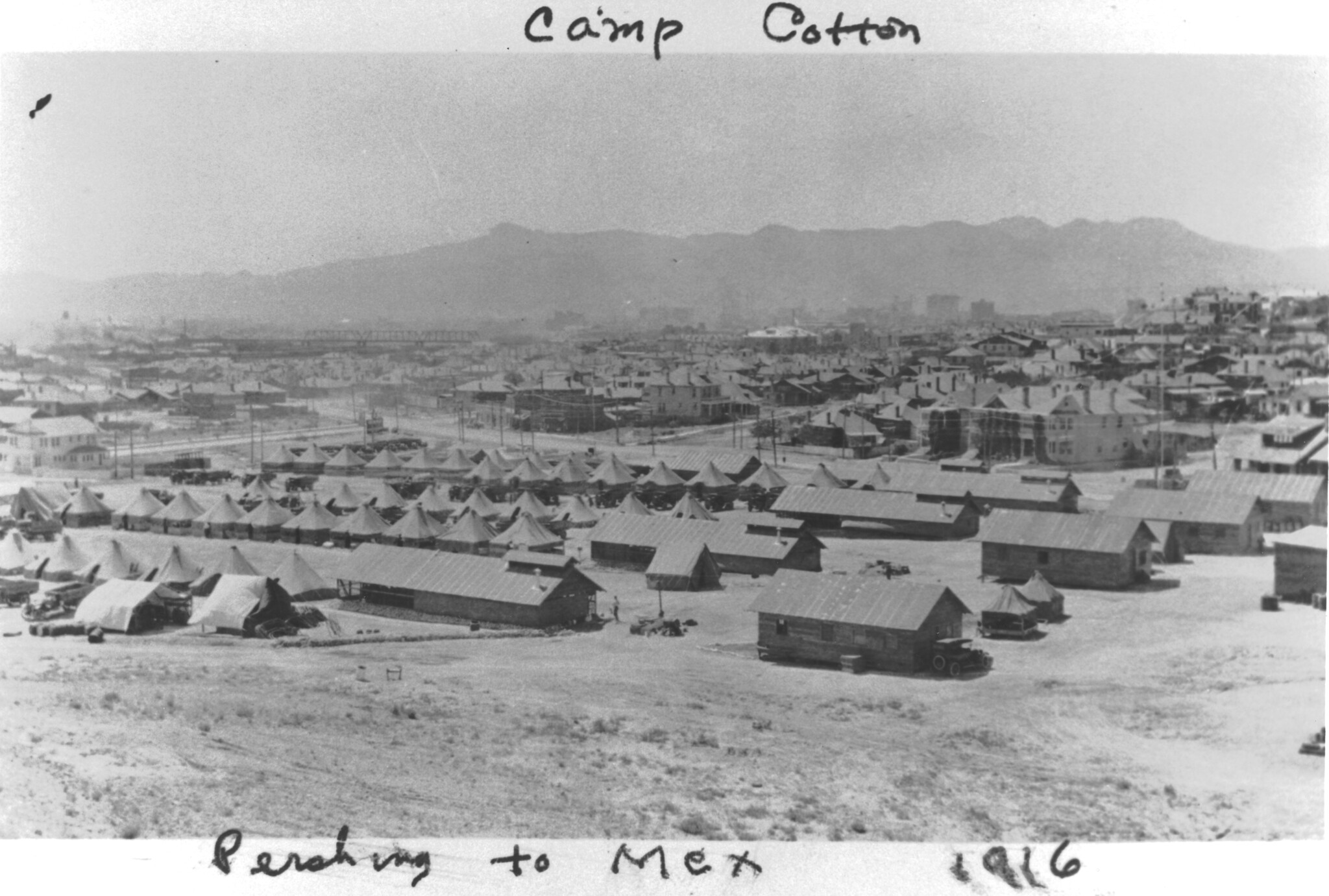 Pershing Expedition, Camp Cotton, 1916 - DIGIE