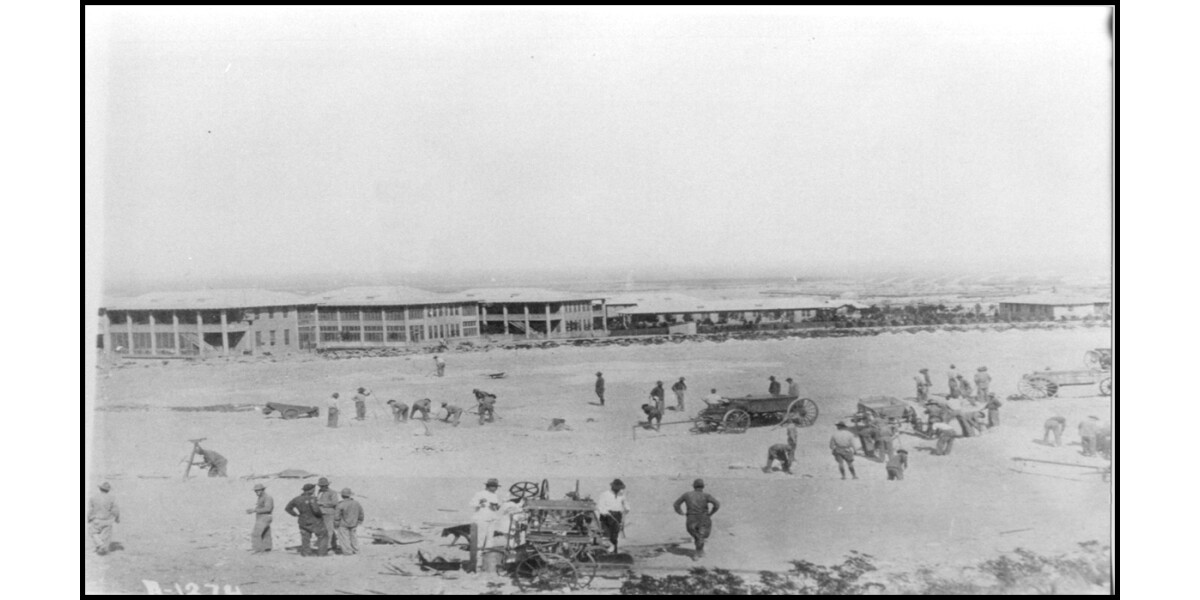 William Beaumont Army Hospital Under Construction 1921 Wall