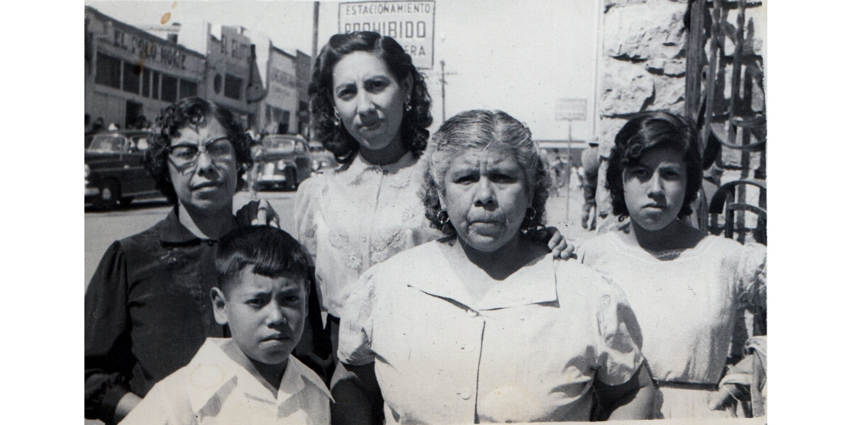 Cardiel Family Downtown Juarez, Mexico - 1950's | wall