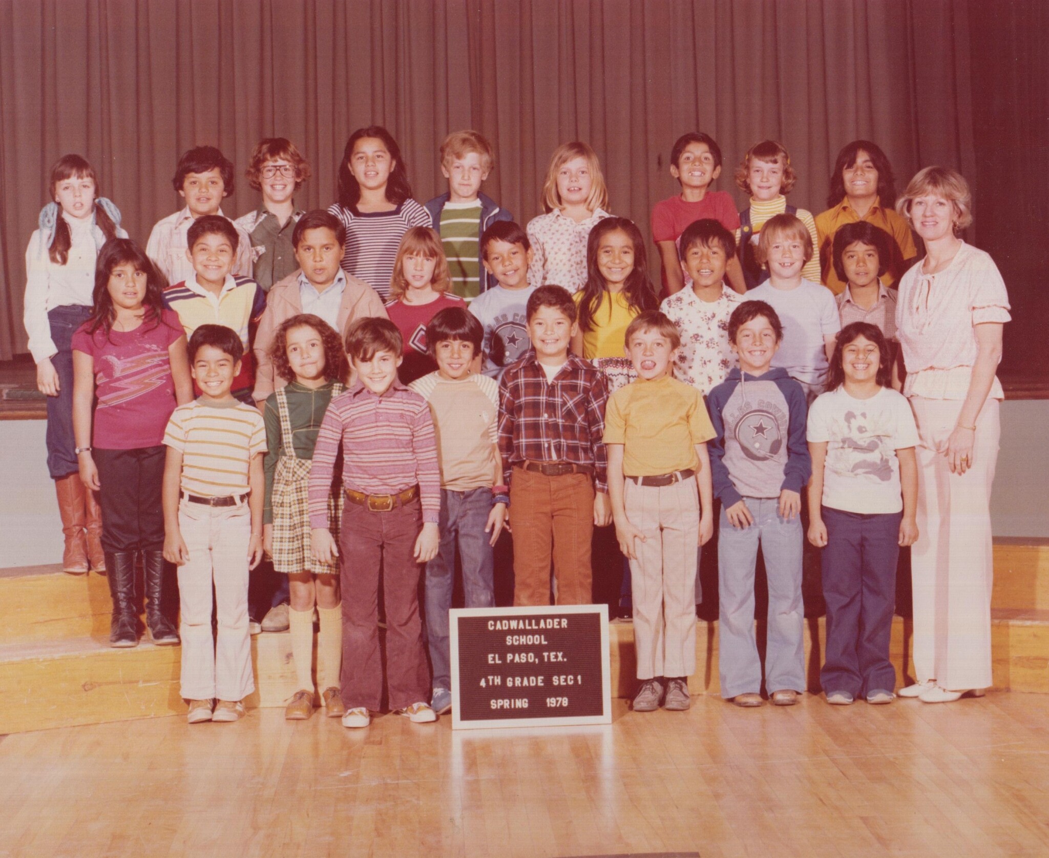 Cadwallader Elementary School 4th Grade - 1978 - DIGIE