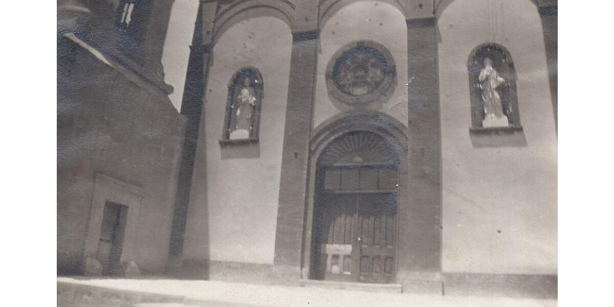 Juarez Church with Bullet Holes after the Battle, May 11, 1911 | wall